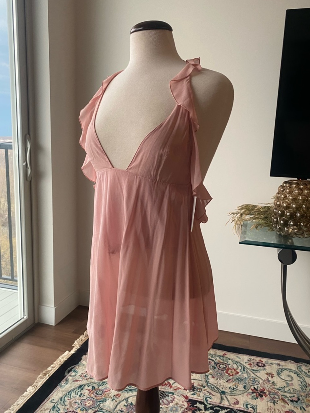 La Perla Blush Pink Sheer Slip